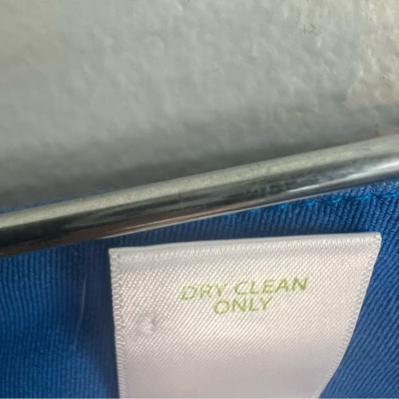 Lilly Pulitzer Womens Cropped Pants Blue Sz 6 Stretch Bright Spring Slim Fit - Picture 7 of 9